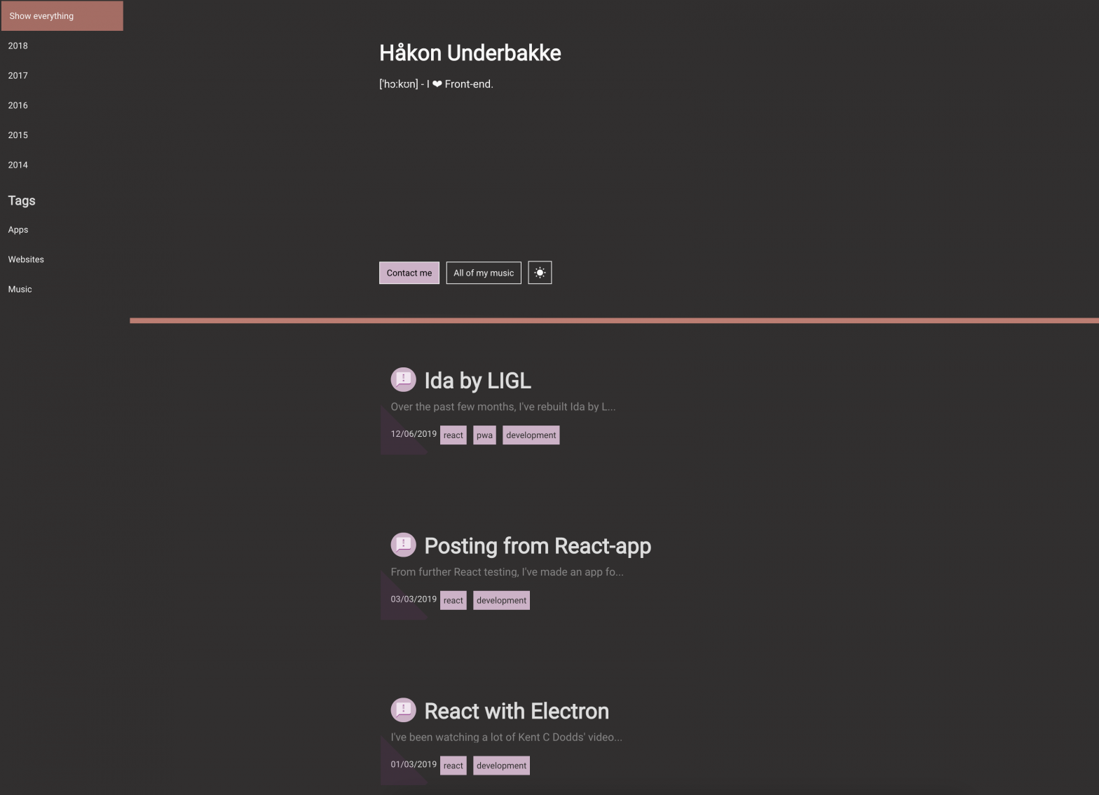 2019 Iteration of portfolio